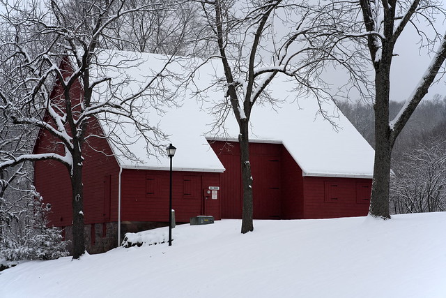Shank Barn in Winter