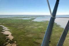 Flying up Texas gulf coast barrier islands