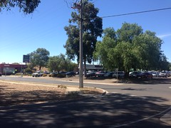 Road and carpark, Seymour