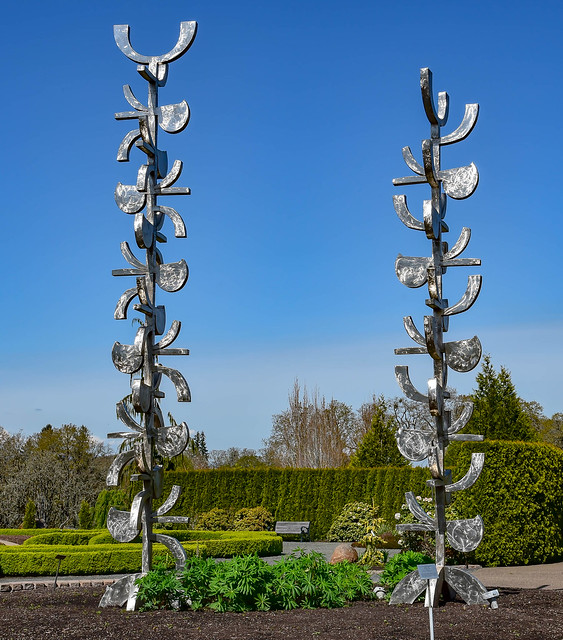 Sculptures in the garden