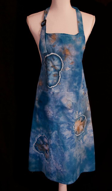 Ice-Dyed Geode Apron