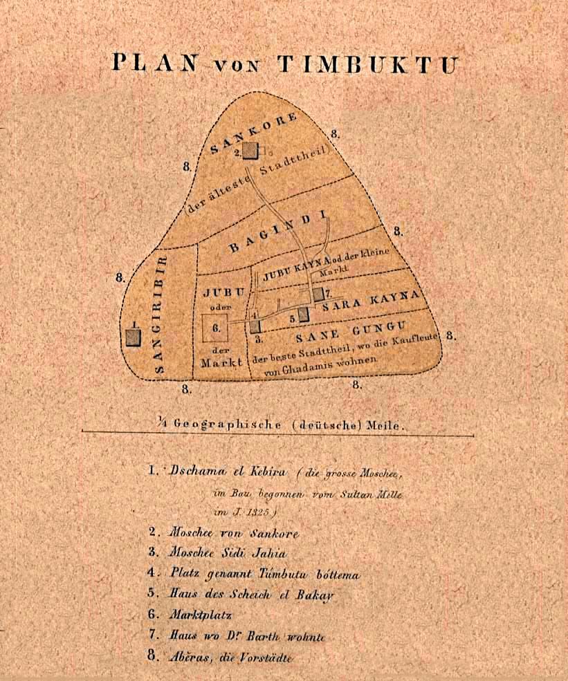 Figure 3: 1855 plan of Timbuktu on Flickr