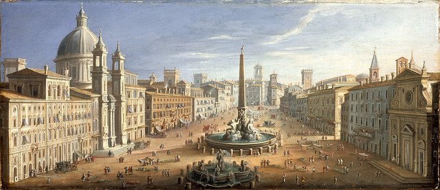Hendrik Frans van Lint, Piazza Navona