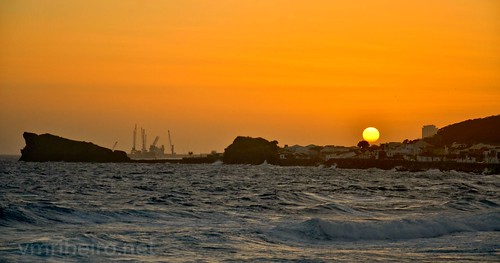 sunset azores açores ponta delgada portugal beach insta