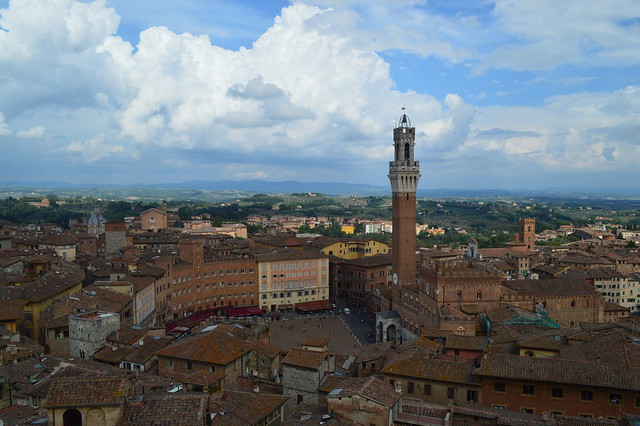 Siena, panorámica desde el Duomo.