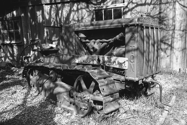 Caterpillar tractor, circa 1925, Old Borges Ranch, Walnut Creek, California
