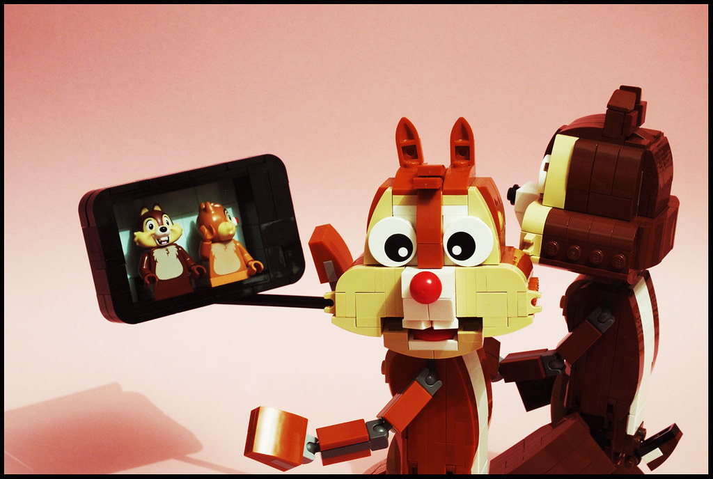 Chip and Dale Selfie
