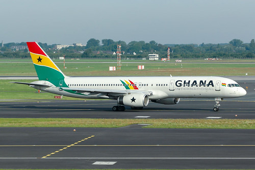 G-STRZ - Ghana International Airways (Astraeus) - Boeing 757-258 | by 5B-DUS