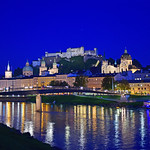 Salzburg night view