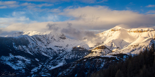 alpes alpesmaritimes artphoto clouds colours coloursshapesandmoods daytime france landscape mercantour mist panorama provence snow sunrise sunset valberg winter