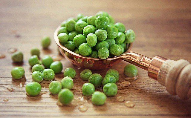 Please eat your green peas!