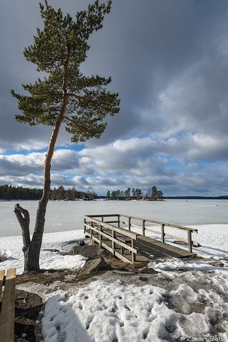 sweden sverige winter landscape ice frozenlake lake