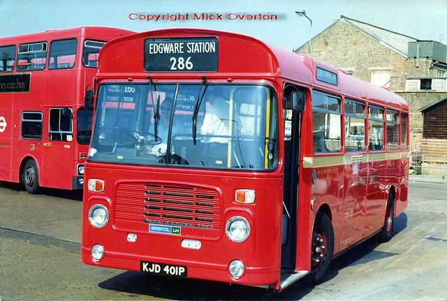1976 Bristol LH KJD401P BL1 rare visit to route 286 when SHOWBUS at Edgware 1984