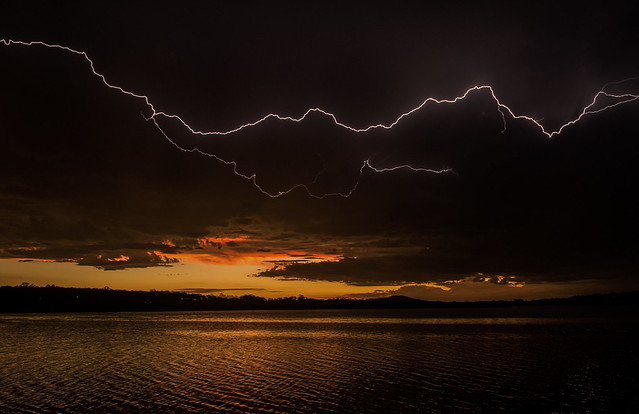 Lightning / Sunset, Albany WA
