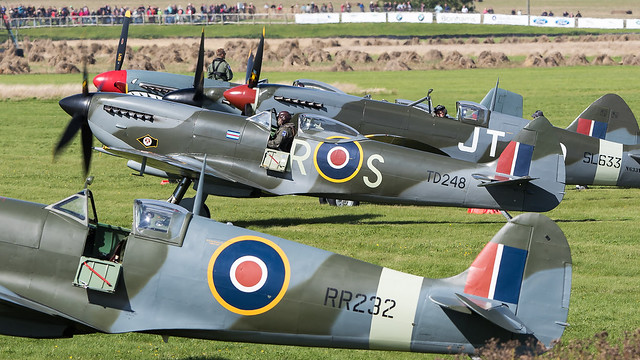 Spitfires!!! and a Mustang