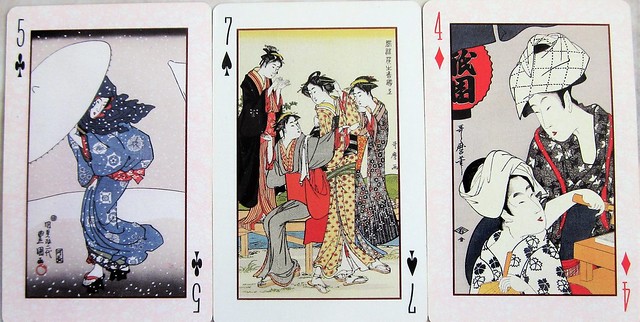 Ukiyo-e beauties playing cards 0084