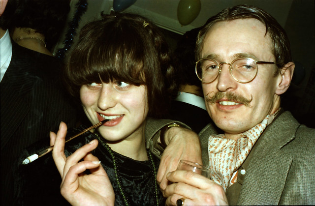 IMG_0012 IMS Lycrete Christmas Party Regent Street Piccadilly London Dec 1980 Melinda Stimson and Les Richards RIP