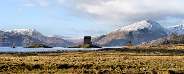Loch Laich with Castle Stalker
