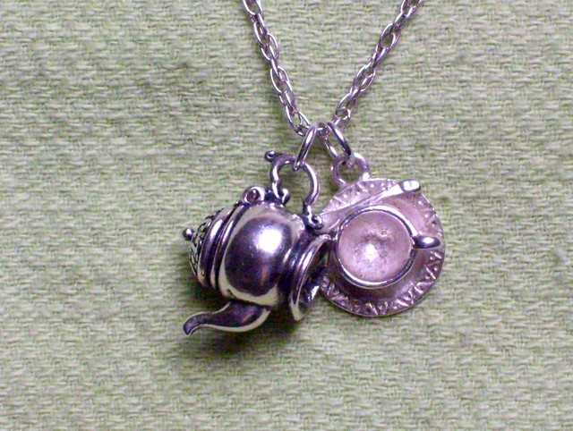 teapot and teacup necklace