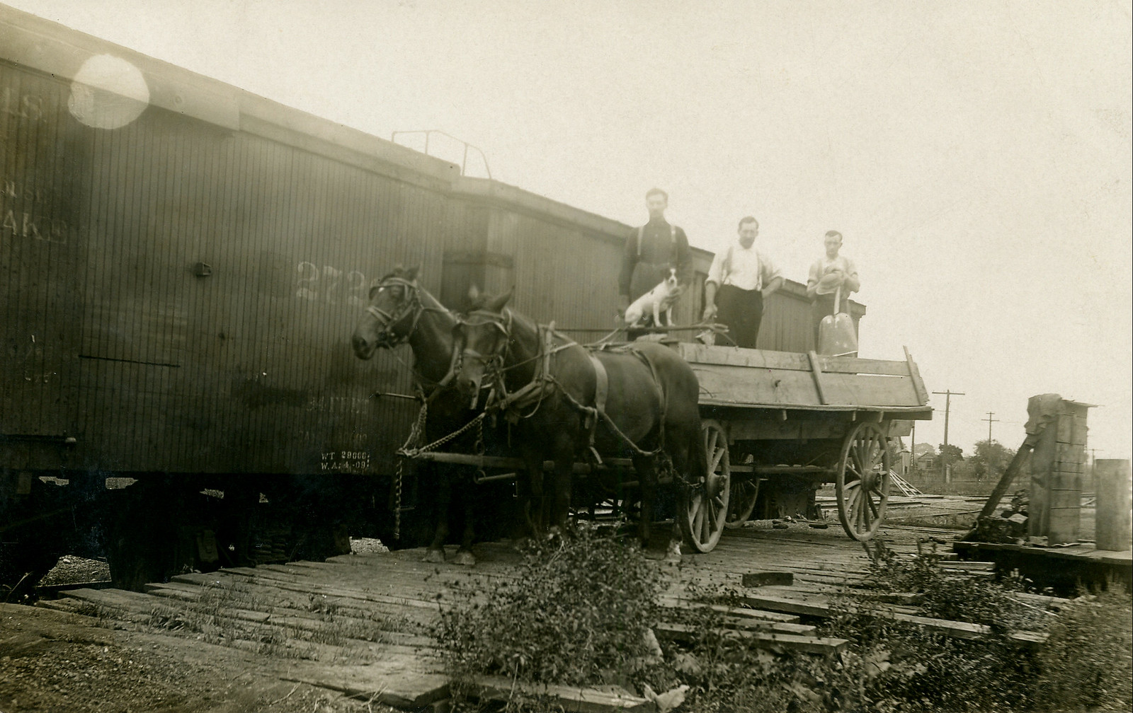Loading Along the Lake Shore & Michigan Southern Railway, 1907 - Chesterton, Indiana