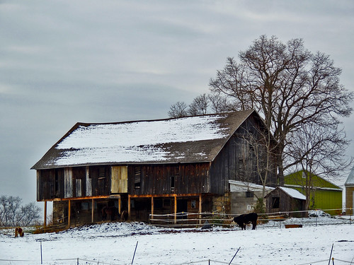 barn snow buildings structures landscapes scenic scenery georgeneat laurelhighlands patriot pa pennsylvania neatroadtrips outside westmoreland county