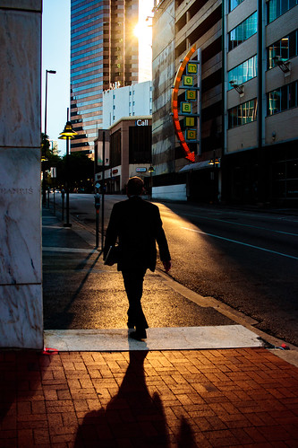 akard dallas downtown light mosaic person station street sun tx sunrise streetphotography