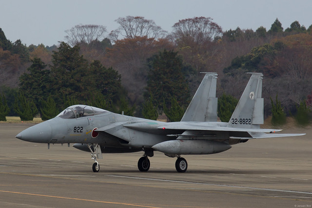 McDonnell Douglas (Mitsubishi built) F-15J Eagle 32-8822 JASDF 303 Hikotai at Hyakuri AB