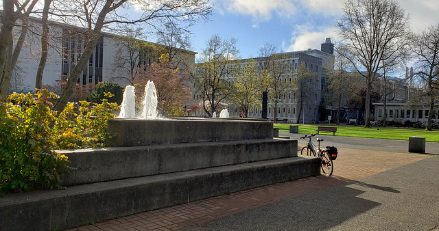 University of Victoria fountain