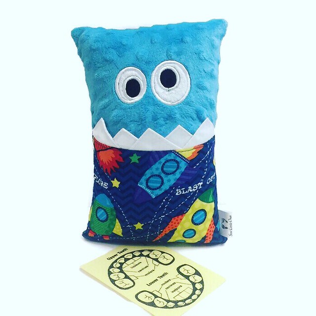 Monster Tooth Fairy Pillow