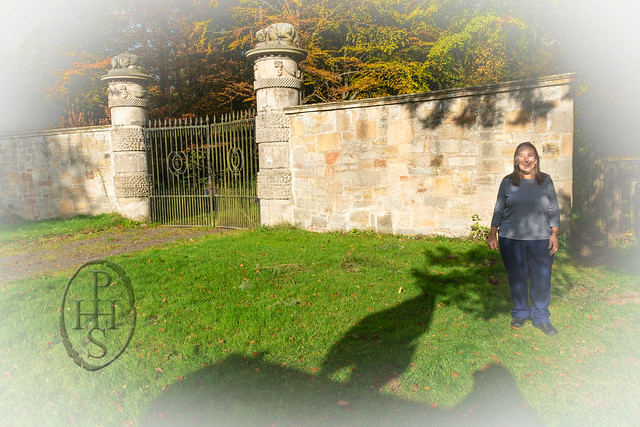 Irene at the South Cougar Gates of Arniston House 1 of 13