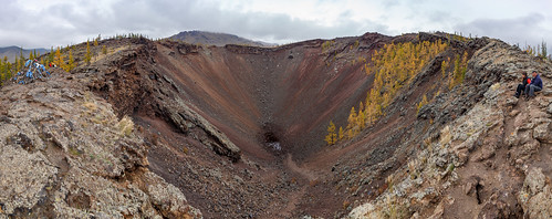 arkhangai crater khorgo khorgomountain khorgovolcano mongolia panorama travel volcano arkhangaiprovince mn
