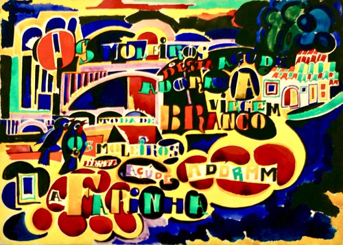 Song of the dam   Poem in color (1915) - Amadeo de Souza-Cardoso (1887-1918)