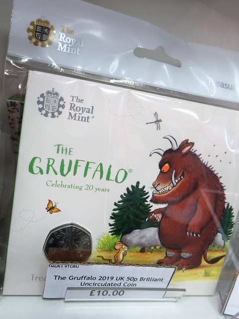 Royal Mint 50p Gruffalo Celebrating 20 Years Uncirculated and Silver Proof