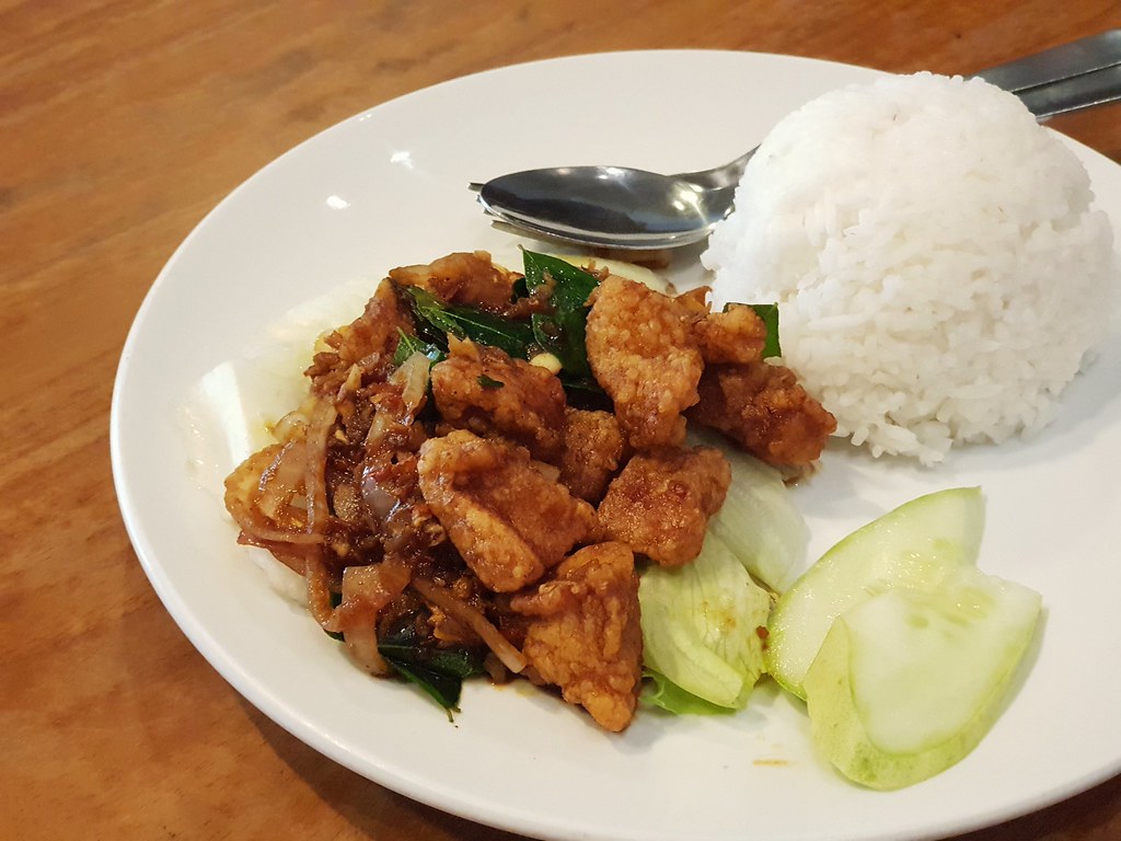 金香鸡碟头饭 Kam Heong Chicken Rice rm$9.80 @ The Wok at Oasis Square, PJ Ara Damansara