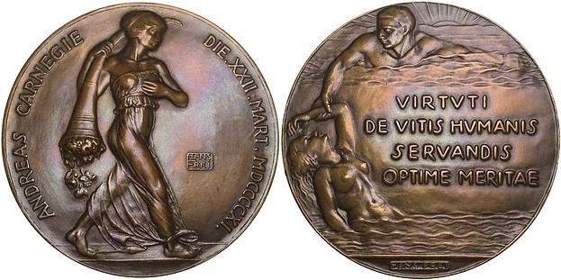 Switzerland Carnegie Hero Fund Medal