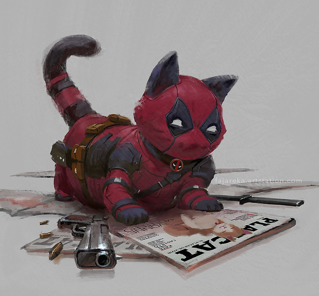 Comic Book Superheroes Reimagined as Cats!