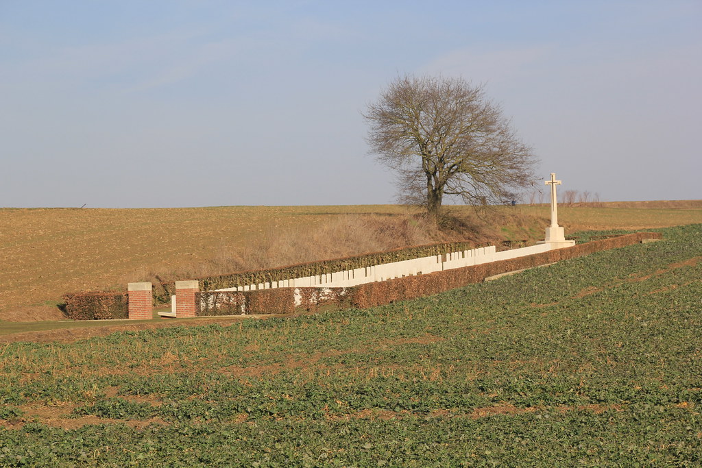 Beaumont Hamel British Cemetery. The Somme, WW1. France.