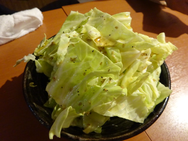 Cabbage Salad @Motsu-Sen Izakaya, Kanda, Tokyo