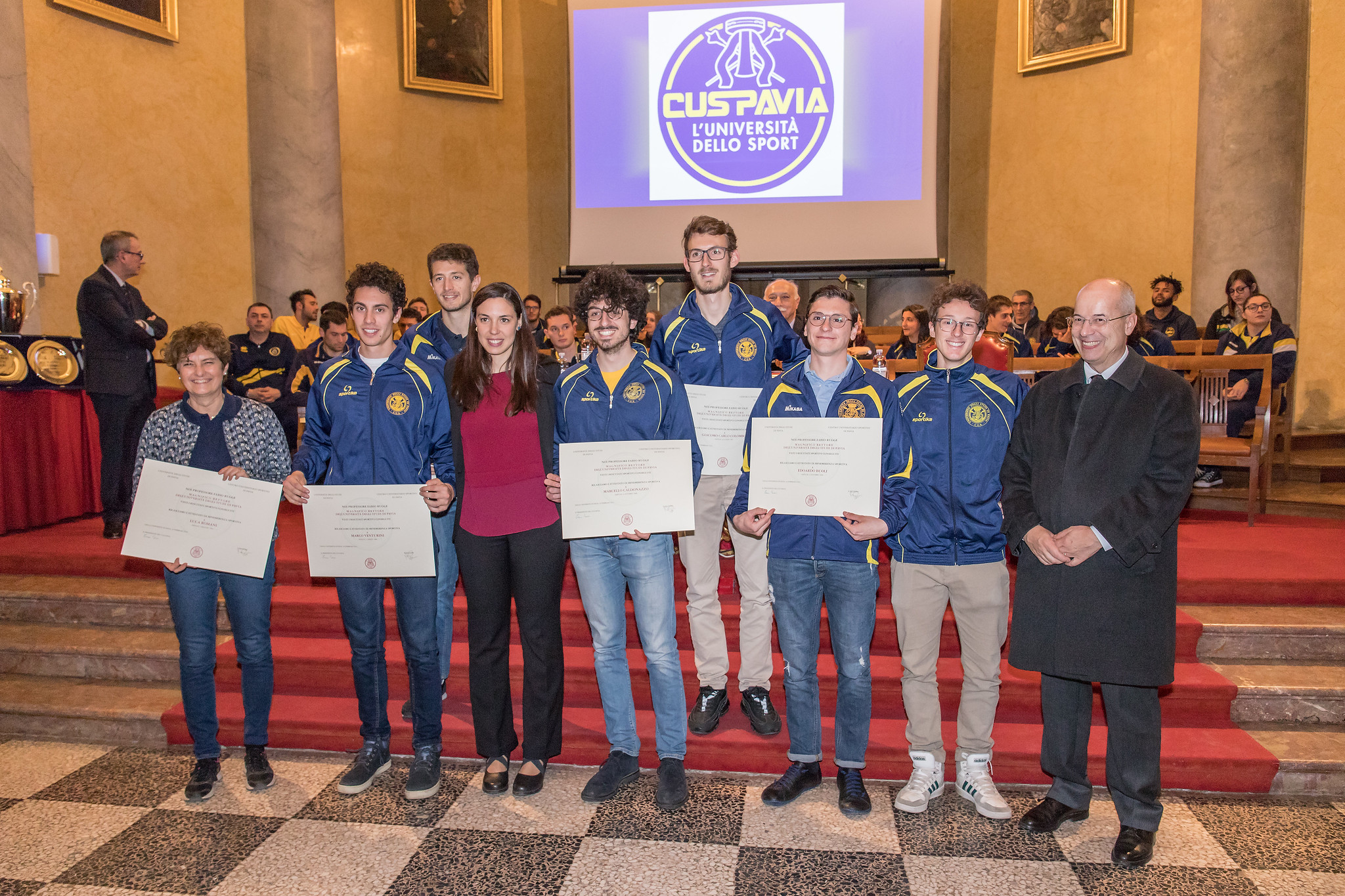 Filippo Tortu inaugura l’anno sportivo dell’Università di Pavia