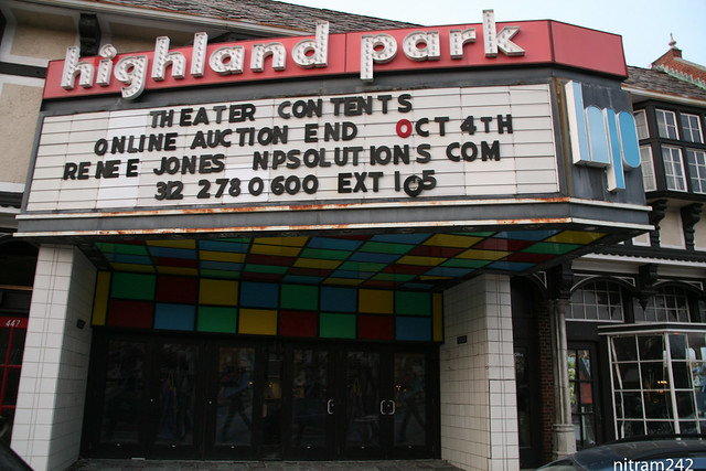 Highland Park Theater Contents
