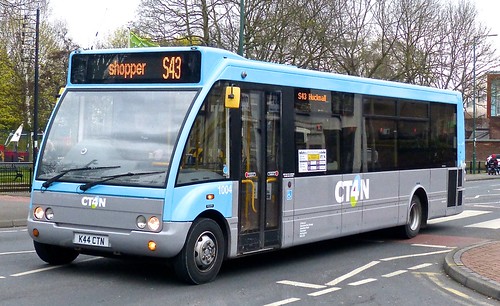 K44 CTN ‘CT4N’ (Community Transport for Nottingham) No.1004. Optare Solo /1 on Dennis Basford’s railsroadsrunways.blogspot.co.uk’