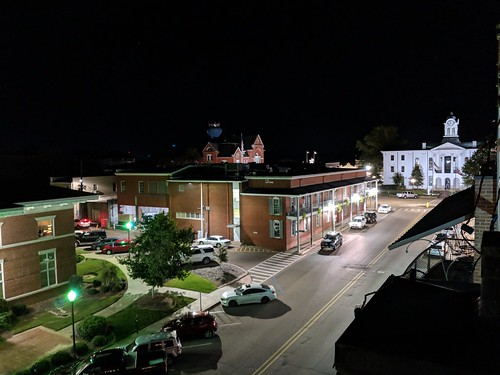 oxfordms square rooftop roof night mississippi olemiss downtown buildings