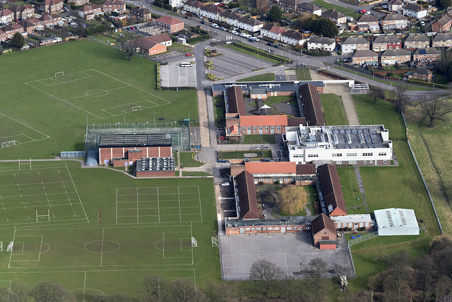 Kings Lynn Academy aerial