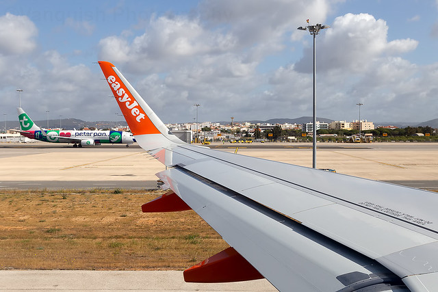 G-UZHX easyJet Airline A320neo Departing Faro