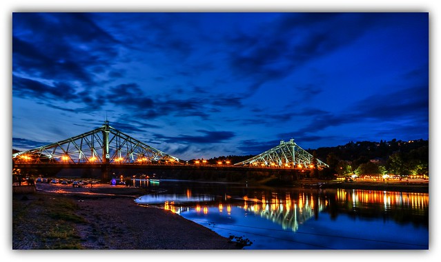 Dresden - Blaues Wunder / Dresden - Blue Wonder (Bridge)