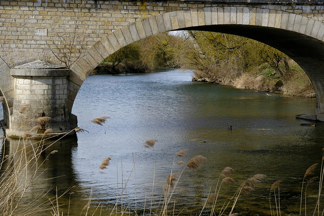 Bridge over Cher river at St Aignan/Cher