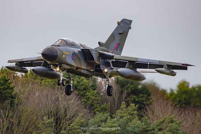 RAF Tornado GR.4 ZG752 Final Landing