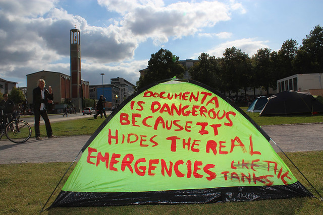 documenta-is-dangerous-because-it-hides-the-real-emergencies-like-the-tanks--not-at-documenta-kassel_7930518504_o