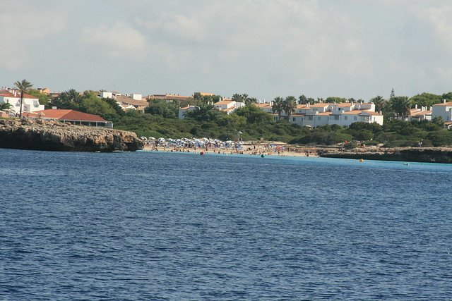 Cala en Bosc from the sea