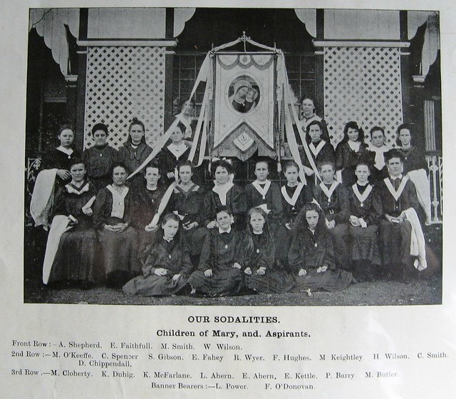 Our Sodalities, Children of Mary and Aspirants - The Convent, Rockhampton, Qld - 1907